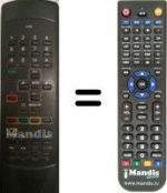Telecomando equivalente Sinudyne 34B08ACULT