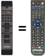 Telecomando equivalente Telefunken RC3902
