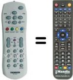 Telecomando equivalente Thomson 21655620