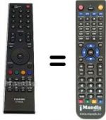 Telecomando equivalente Toshiba 37RV555D