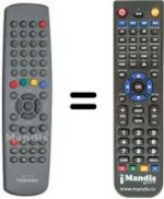 Telecomando equivalente Toshiba TW50146