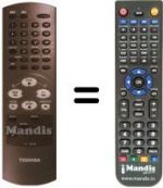 Telecomando equivalente Toshiba V429