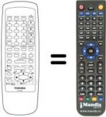 Telecomando equivalente Toshiba V828G