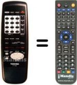 Telecomando equivalente Toshiba V728W