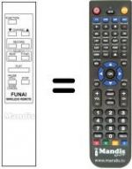 Telecomando equivalente Funai VCR5400
