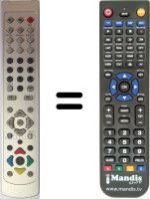 Telecomando equivalente Grandin Y10187R