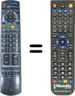 Telecomando equivalente Panasonic TH-37PX70BA