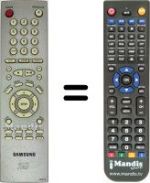 Telecomando equivalente Samsung DVDMC20
