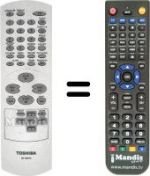 Telecomando equivalente Toshiba SD-130ESE1