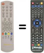 Telecomando equivalente Manhattan 6800