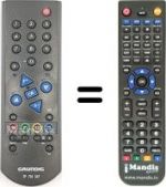 Telecomando equivalente Grundig STR7122TWIN