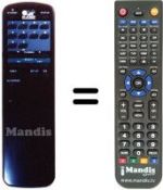 Telecomando equivalente Amstrad SRX501