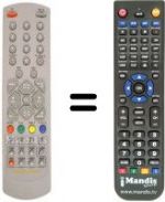 Telecomando equivalente Manhattan 9800
