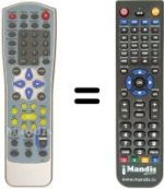 Telecomando equivalente Amstrad DV600