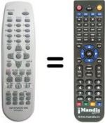 Telecomando equivalente Daewoo DRX1105