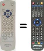 Telecomando equivalente Kenwood DVF3250