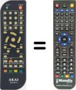 Telecomando equivalente Akai AKDVB13