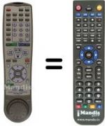 Telecomando equivalente Hitachi DV-W1