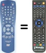 Telecomando equivalente Hitachi DV-P305E