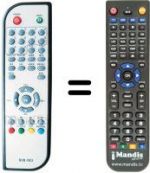 Telecomando equivalente Sansui DVB02
