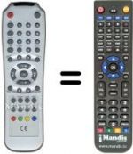 Telecomando equivalente Triax DVB300