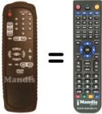 Telecomando equivalente MAJESTIC DVD200