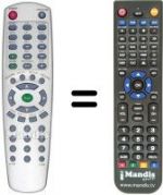 Telecomando equivalente Aeg DVD4515