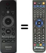 Telecomando equivalente Philips DVP3880 / 12