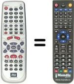 Telecomando equivalente Hyundai DVR530H