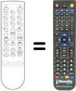 Telecomando equivalente Pace DVR500G