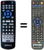 Telecomando equivalente AUDIOLA DVX 2024 USB