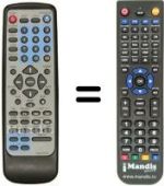 Telecomando equivalente Irradio DVD600