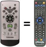 Telecomando equivalente Toshiba MEDIACENTERSLIM