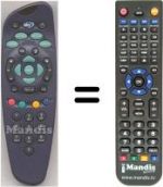 Telecomando equivalente RC1600 / 00