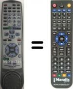 Telecomando equivalente Hitachi DV-W1E