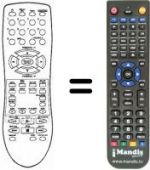 Telecomando equivalente Sinudyne 1511STRENDY