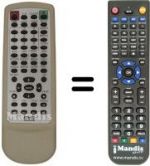 Telecomando equivalente Medion MD42072