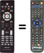 Telecomando equivalente Philips DVD-R3577H