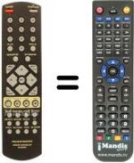 Telecomando equivalente RC4300DV