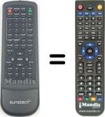 Telecomando equivalente Inno Hit Remcon008