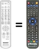 Telecomando equivalente Sony VTX-S501A