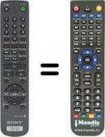 Telecomando equivalente RMT-D115P