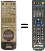 Telecomando equivalente RMT-D122P
