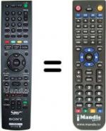 Telecomando equivalente Sony RDR-HXD995