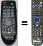 Telecomando equivalente Samsung DVDD530
