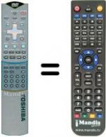 Telecomando equivalente Toshiba SD-2109
