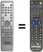 Telecomando equivalente Toshiba D-R265SF