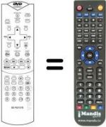 Telecomando equivalente Toshiba SD-3107E