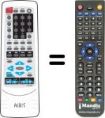 Telecomando equivalente Airis LW103A