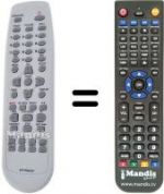 Telecomando equivalente Daewoo DRX370S